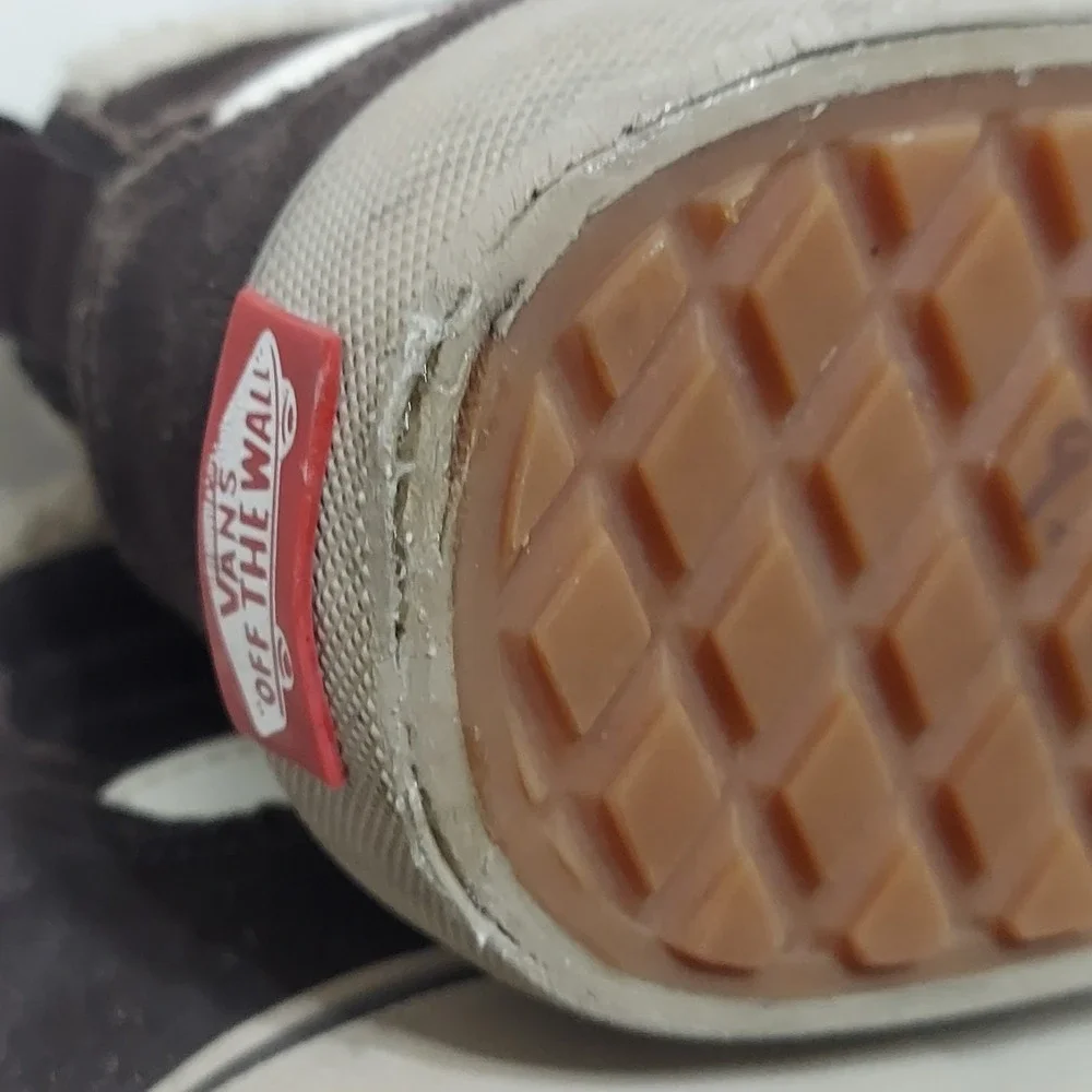 Vans Filmore High Top Skate Brown Sherpa‎ Women's Size 9/Men's 7.5 - Picture 10 of 10